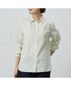 【ジェイ プレス/J.PRESS】の【洗える】BEZ VEGA シャツカラー ブラウス イエロー×ネイビー系|ID: prp329100004567911 ipo3291000000035636552