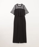 【グレース コンチネンタル/GRACE CONTINENTAL】のドットチュールサロペット ブラック|ID: prp329100004567931 ipo3291000000033231096