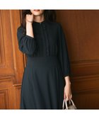 【組曲/KUMIKYOKU】の【KUMIKYOKU NAVY】ジョーゼットシフォン フリルワンピース ネイビー系|ID: prp329100004568044 ipo3291000000032476399