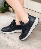 【インター ショシュール/INTER-CHAUSSURES】の【BUSSOLA】晴雨兼用レースアップスニーカー ブラックコンビ|ID: prp329100004568181 ipo3291000000032575744