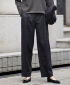 【自由区/JIYU-KU】の【洗える】ウォッシャブルウールサキソニーワイド パンツ ネイビー|ID: prp329100004568388 ipo3291000000033669082