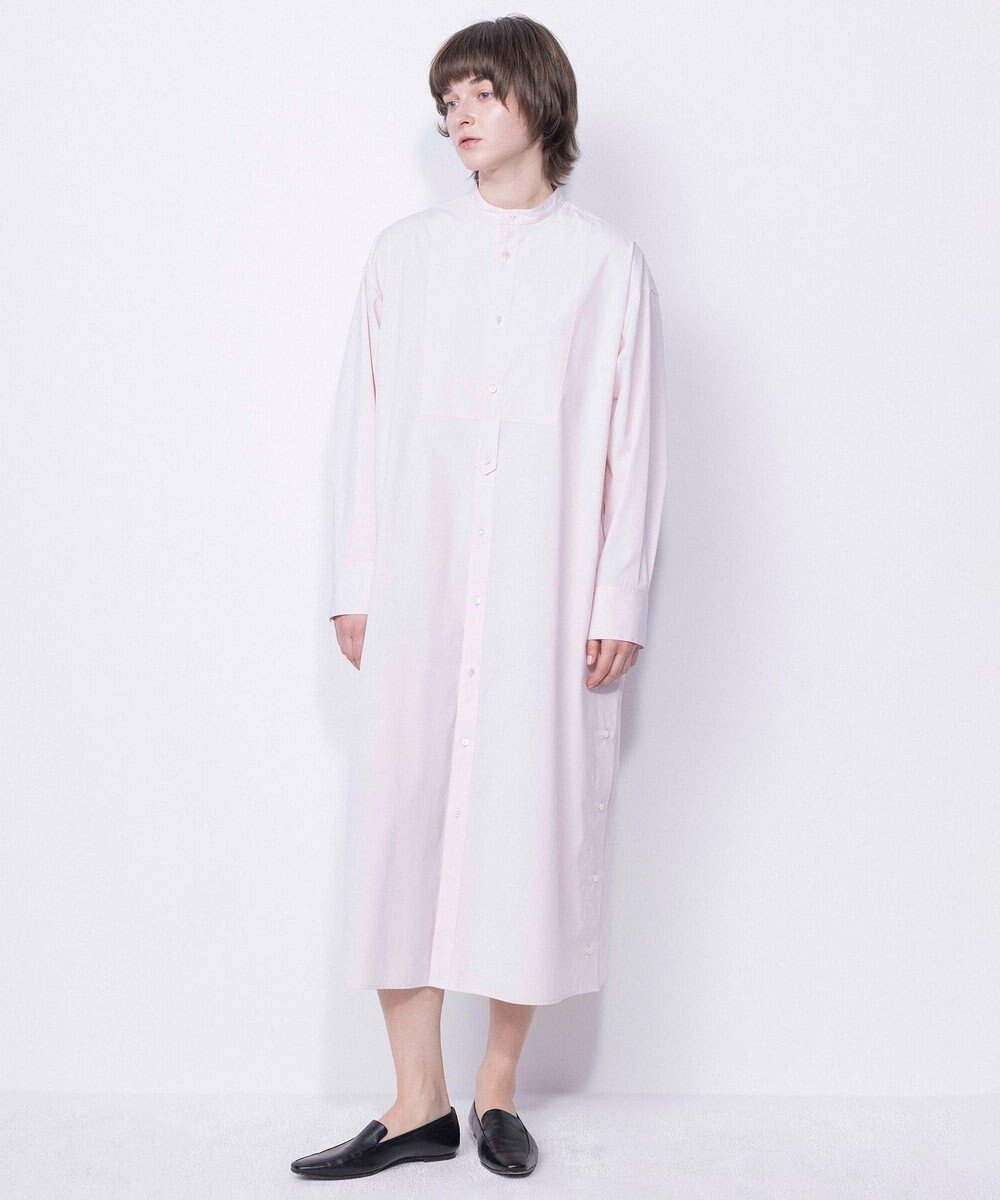 【ネイヴ/NAVE】の【ReNAVE・セットアップ可/洗える/接触冷感/UVケア】コットンポリブロード ワンピース インテリア・キッズ・メンズ・レディースファッション・服の通販 founy(ファニー) 　ファッション　Fashion　レディースファッション　Fashion for Women　ワンピース　Dresses　春　Spring　洗える　Machine Washable　スリット　Slit, Slit Detail　セットアップ　Set-Up, Coordinated Outfit　S/S・春夏　SS, Spring/Summer, Warm Season　おすすめ　Recommended / Our Picks　夏　Summer　ピンク系|ID: prp329100004568391 ipo3291000000034202038