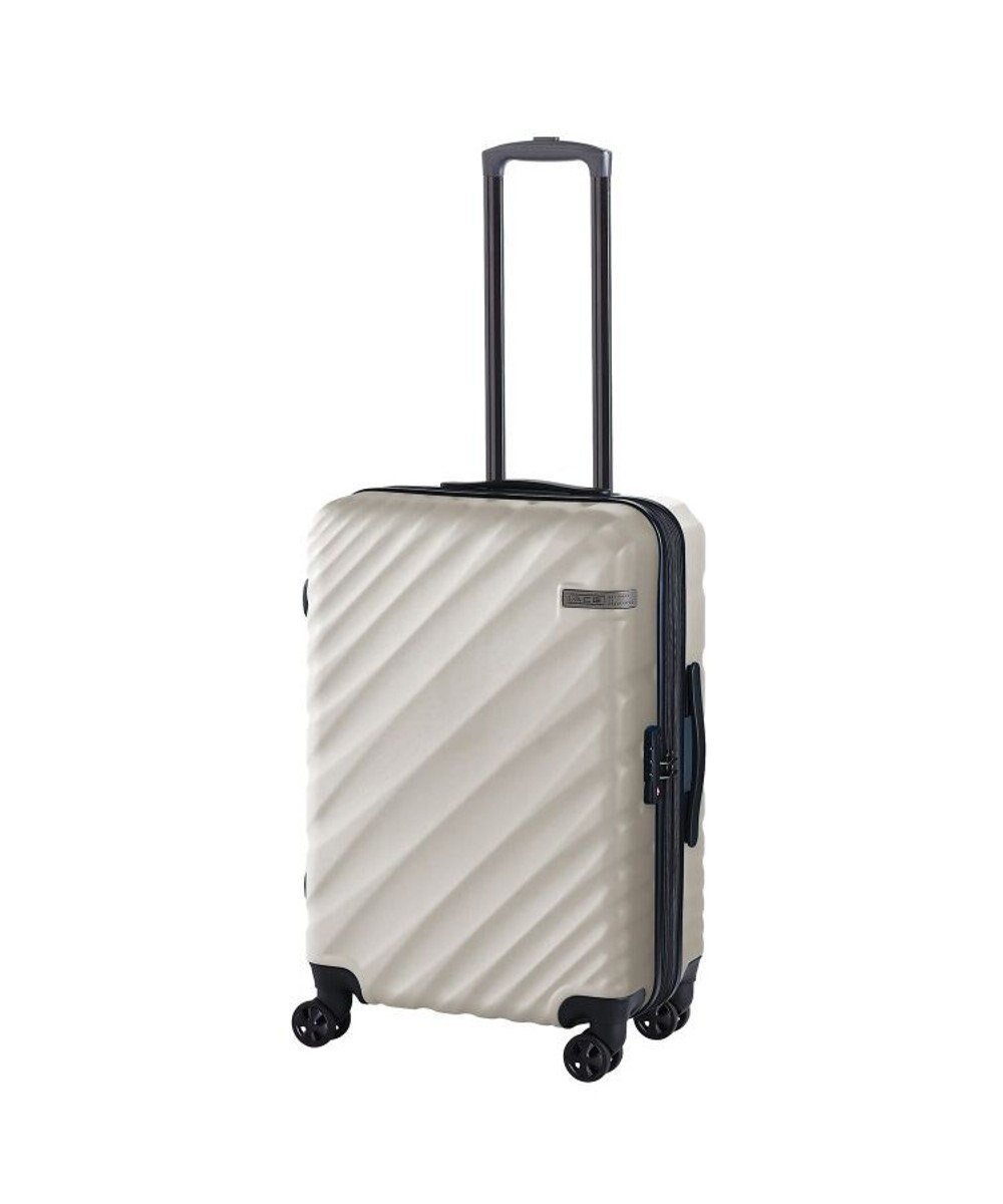 【エースバッグズアンドラゲッジ/ACE BAGS & LUGGAGE】のACE DESIGNED BY ACE IN JAPAN オーバル スーツケース ジッパータイプ 拡張機能 57→70L 06422 エース インテリア・キッズ・メンズ・レディースファッション・服の通販 founy(ファニー) 　ファッション　Fashion　レディースファッション　Fashion for Women　スーツ　Business Suits & Workwear　オーバル　Oval Design　旅行　Travel　スーツケース キャリーケース　Suitcase / Carry Case　ライトグレー|ID: prp329100004568395 ipo3291000000032695946