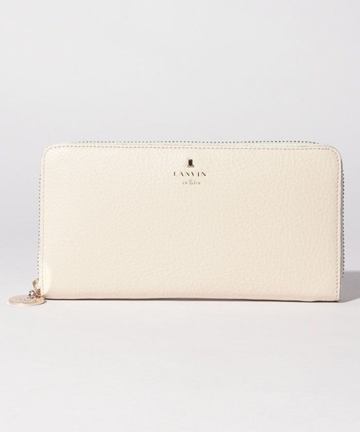 【ランバン オン ブルー/LANVIN en Bleu】のメラニーラウンドファスナー長財布 インテリア・キッズ・メンズ・レディースファッション・服の通販 founy(ファニー) https://founy.com/ ファッション Fashion レディースファッション WOMEN 財布 Wallets インナー Inner ガーリー Girly グリッター Glitter シンプル Simple ドット Dot 財布 Wallet |ID: prp329100004568490 ipo3291000000032319291