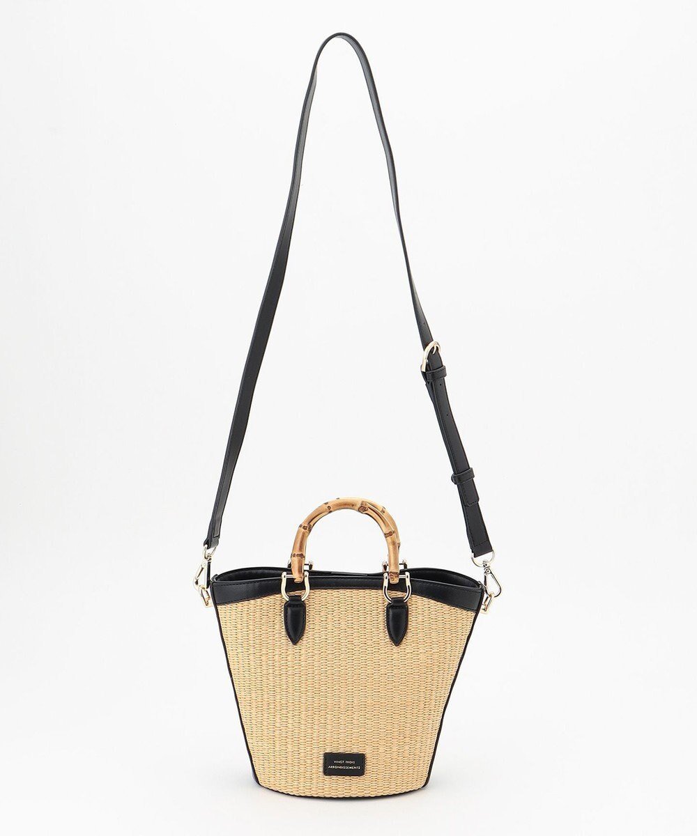 【23区/NIJYUSANKU】の【CLASSY.6月号掲載/Oggi4月号掲載】雑材 バンブー ハンドル ショルダー インテリア・キッズ・メンズ・レディースファッション・服の通販 founy(ファニー) 　雑誌掲載アイテム　Magazine Items　ファッション雑誌　Fashion Magazines　オッジ　Oggi　クラッシィ　CLASSY.　ファッション　Fashion　レディースファッション　WOMEN　2024年　2024　2024春夏・S/S　Ss,Spring/Summer,2024　4月号　April Issue　6月号　June Issue　ショルダー　Shoulder　スマート　Smart　ハンカチ　Handkerchief　ミックス　Mix　ミドル　Middle　ラップ　Wrap　夏　Summer　定番　Standard　S/S・春夏　Ss・Spring/Summer　財布　Wallet　雑誌　Magazine　ブラックミックス|ID: prp329100004568514 ipo3291000000032319533