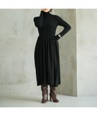 【ハッシュニュアンス/#Newans】の【カシミヤ混】フィット&フレアニットワンピース ブラック|ID: prp329100004568536 ipo3291000000034245596