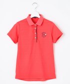 【23区 ゴルフ/NIJYUSANKU GOLF】の【WOMEN】フラッグロゴジャガード ポロシャツ ピンク系|ID: prp329100004568547 ipo3291000000032677389