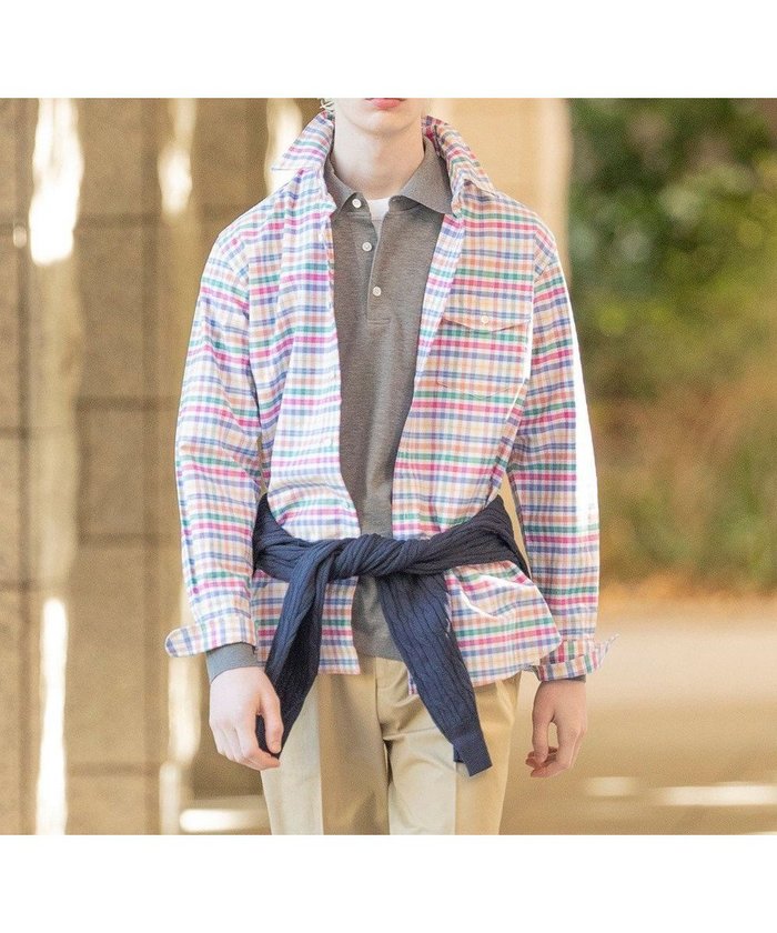 【ジェイ プレス/J.PRESS / MEN】のコットンオックス マルチチェック シャツ / ボタンダウン インテリア・キッズ・メンズ・レディースファッション・服の通販 founy(ファニー) https://founy.com/ ファッション Fashion メンズファッション MEN トップス・カットソー Tops/Tshirt/Men シャツ Shirts インナー Inner ストライプ Stripe ストレッチ Stretch ダウン Down チェック Check ドレス Dress バランス Balance フィット Fit ベーシック Basic メンズ Mens 夏 Summer 春 Spring S/S・春夏 Ss・Spring/Summer |ID: prp329100004568739 ipo3291000000032364309