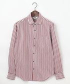 【ジョセフ アブード/JOSEPH ABBOUD / MEN】の【ストレッチ・イージーケア】ジャージーストライプシャツ ワイン系1|ID: prp329100004568740 ipo3291000000032634485