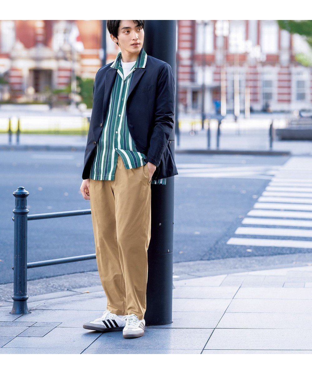 【アンフィーロ/UNFILO / MEN】の【洗える】スラブジャージー イージー テーパードパンツ 人気、トレンドファッション・服の通販 founy(ファニー) 　ファッション　Fashion　メンズファッション　Fashion for Men　ボトムス　Bottoms　ストレッチ　Stretch, Stretchy Fabric　ワイド　Wide, Wide Fit　エレガント 上品　Elegant　夏　Summer　春　Spring　S/S・春夏　SS, Spring/Summer, Warm Season　洗える　Machine Washable　 other-1|ID: prp329100004568744 ipo3291000000033590689