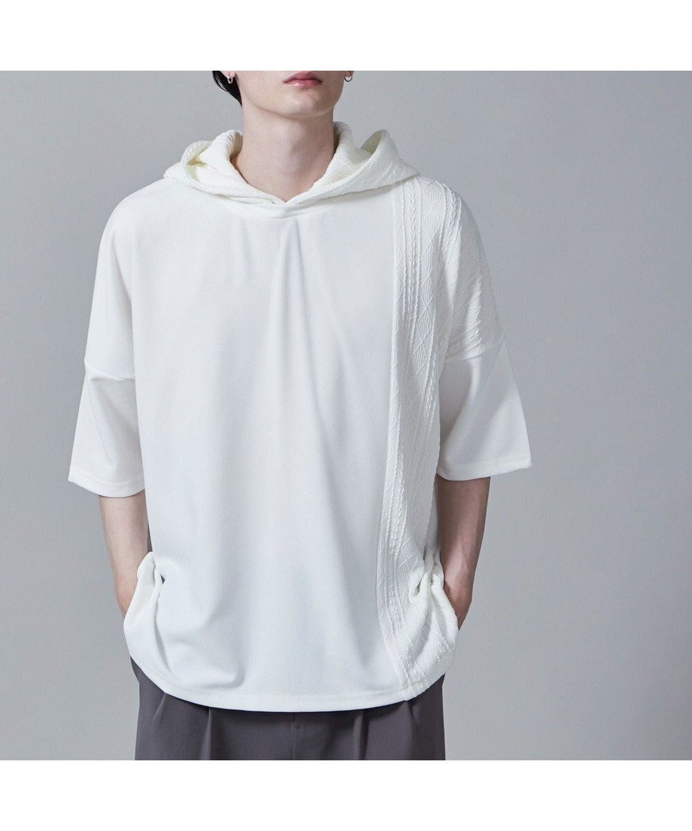 【ウィゴー/WEGO / MEN】のジオメトリックブロックフードT(S) 人気、トレンドファッション・服の通販 founy(ファニー) 　ファッション　Fashion　メンズファッション　MEN　トップス・カットソー　Tops/Tshirt/Men　シャツ　Shirts　春　Spring　カットソー　Cut And Sew　シンプル　Simple　スマホ　Smartphone　スラックス　Slacks　デニム　Denim　ボトム　Bottom　S/S・春夏　Ss・Spring/Summer　おすすめ　Recommend　夏　Summer　 other-1|ID: prp329100004568748 ipo3291000000032322343