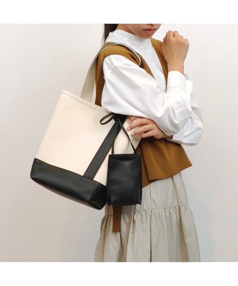 【アンビリオン/UNBILLION】のcachecache スマホショルダー付きワンハンドルパーテーショントートバッグ 人気、トレンドファッション・服の通販 founy(ファニー) 　ファッション　Fashion　レディースファッション　Ladies' Fashion Online　バッグ　Bag　カラフル　Colorful　キャンバス　Canvas　ショルダー　Shoulder　財布　Wallet　ハンド　Hand　バケツ　Bucket　ポケット　Pocket　ポーチ　Pouch　ミックス　Mix　モチーフ　Motif　モバイル　Mobile　再入荷　Restock/Back In Stock/Re Arrival　スマホショルダーバッグ　Smartphone Shoulder Bag　 other-1|ID: prp329100004568773 ipo3291000000032568739