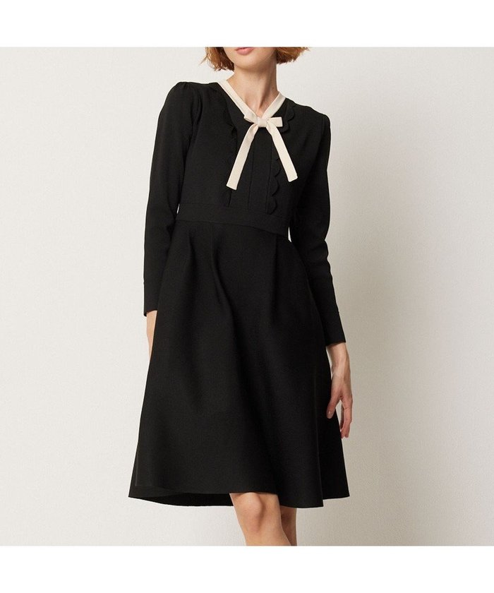 【トッカ/TOCCA】の【洗える】BAR RIBBON KNIT DRESS ニットドレス インテリア・キッズ・メンズ・レディースファッション・服の通販 founy(ファニー) https://founy.com/ ファッション Fashion レディースファッション Fashion for Women ワンピース Dresses フォーマル・パーティードレス・結婚式用ドレス Elegant & Casual Dresses ニットワンピース Knit Dresses ドレス Dress, One-Piece リボン Ribbon, Bow 洗える Machine Washable A/W・秋冬 Autumn/Winter |ID: prp329100004568777 ipo3291000000033440494