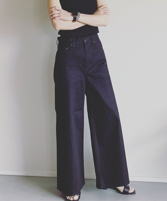【ウォードブルー/WOADBLUE】のWIDE DENIM ワイドデニム インテリア・キッズ・メンズ・レディースファッション・服の通販 founy(ファニー) https://founy.com/ ファッション Fashion レディースファッション Fashion for Women パンツ Pants & Trousers デニムパンツ・ジーンズ・美脚デニム Denim Jeans & Pants 春 Spring デニム Denim, Jeans Material ワイド Wide, Wide Fit S/S・春夏 SS, Spring/Summer, Warm Season 夏 Summer |ID: prp329100004568823 ipo3291000000033710712