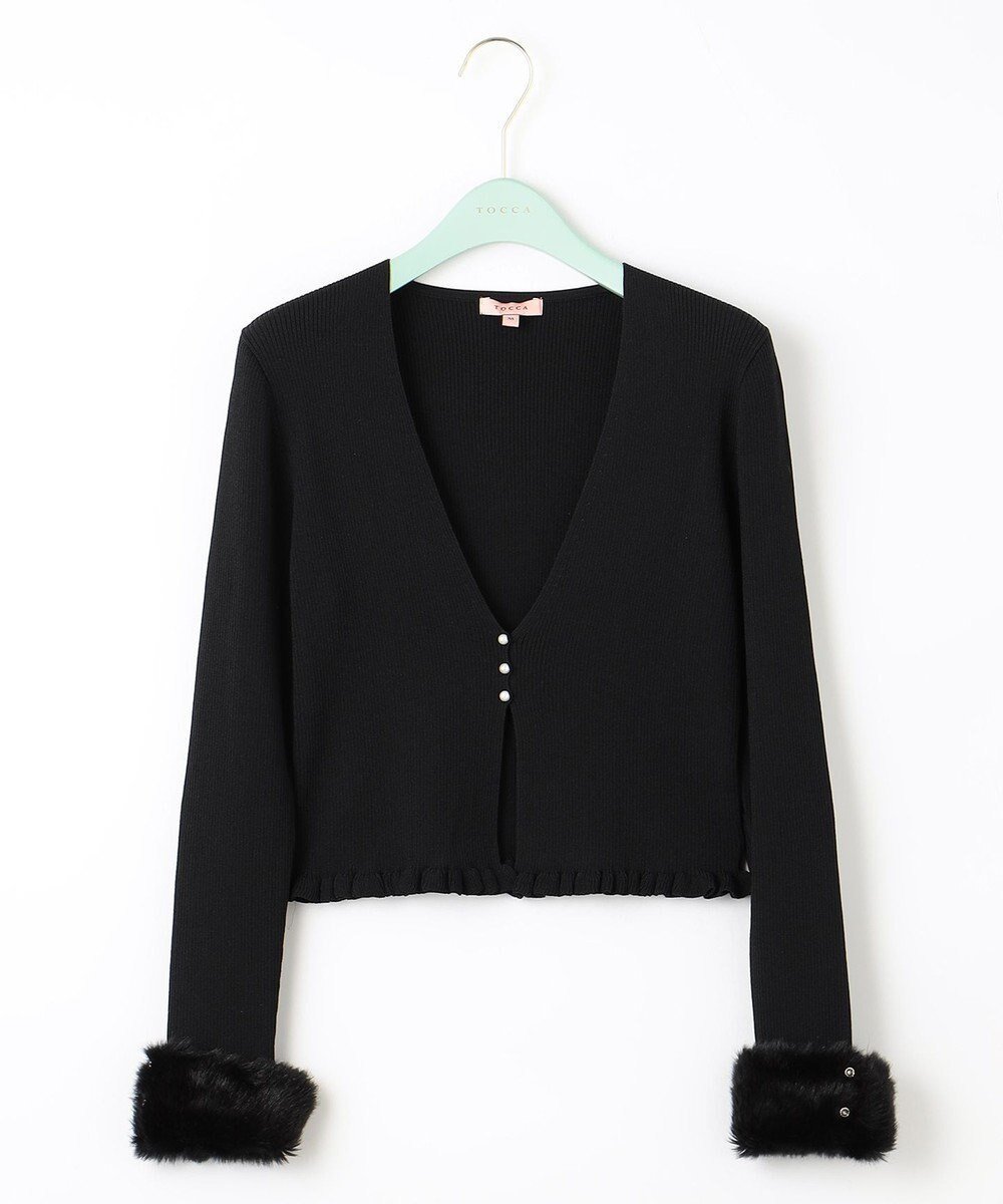 【トッカ/TOCCA】のBOOM KNIT ボレロ インテリア・キッズ・メンズ・レディースファッション・服の通販 founy(ファニー) 　ファッション　Fashion　レディースファッション　Ladies' Fashion Online　アウター　Coat Outerwear　ボレロ　Bolero jackets　トップス・カットソー　Tops/Tshirt　ニット　Knit Tops　ボレロ　Bolero　A/W・秋冬　Aw・Autumn/Winter・Fw・Fall-Winter　ブラック系|ID: prp329100004568831 ipo3291000000032551015