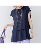 【23区/NIJYUSANKU】の【洗える】バックサテンアムンゼン フレンチスリーブ ブラウス 人気、トレンドファッション・服の通販 founy(ファニー) ファッション Fashion レディースファッション WOMEN トップス・カットソー Tops/Tshirt シャツ/ブラウス Shirts/Blouses 春 Spring 洗える Washable サテン Satin スリーブ Sleeve 定番 Standard フリル Frills フレンチ French S/S・春夏 Ss・Spring/Summer 再入荷 Restock/Back In Stock/Re Arrival 夏 Summer 2023春夏・S/S Ss,Spring/Summer,2023 2023年 2023 エレガント 上品 Elegant thumbnail ネイビー系|ID: prp329100004568854 ipo3291000000032323486