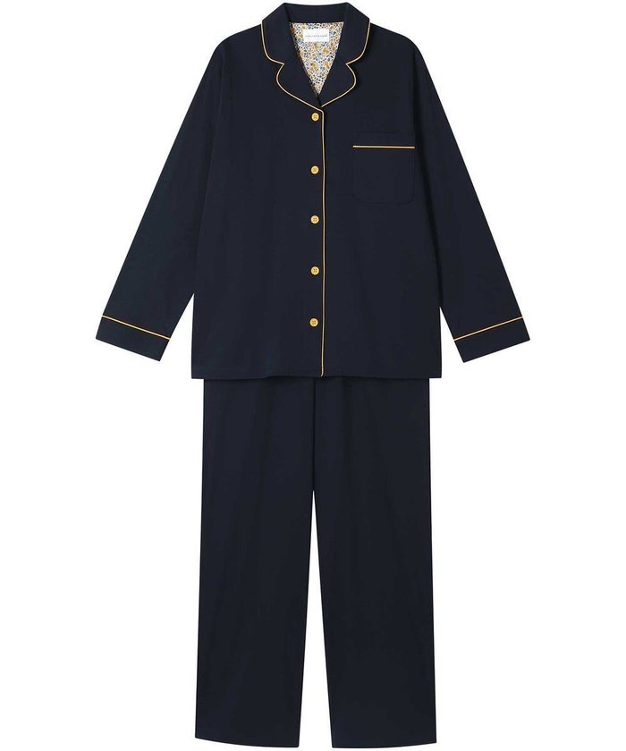 【ウンナナクール/une nana cool】の【綿100%】シルケットスムースパシャマ MADE WITH LIBERTY FABRIC インテリア・キッズ・メンズ・レディースファッション・服の通販 founy(ファニー) https://founy.com/ ファッション Fashion レディースファッション WOMEN パイピング Piping パジャマ Pajamas リラックス Relax おすすめ Recommend ギフト プレゼント Gift Present |ID: prp329100004568934 ipo3291000000032324129