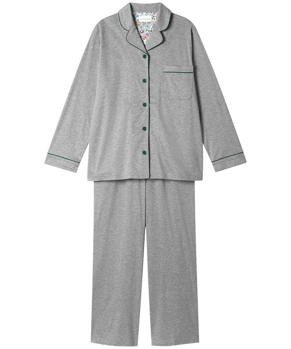 【ウンナナクール/une nana cool】の【綿100%】シルケットスムースパシャマ MADE WITH LIBERTY FABRIC インテリア・キッズ・メンズ・レディースファッション・服の通販 founy(ファニー) 　ファッション　Fashion　レディースファッション　WOMEN　パイピング　Piping　パジャマ　Pajamas　リラックス　Relax　おすすめ　Recommend　ギフト プレゼント　Gift Present　GY|ID: prp329100004568934 ipo3291000000032324135