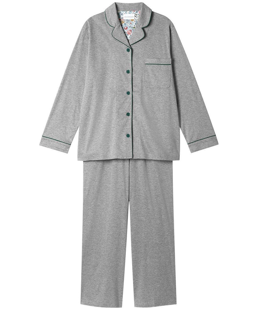 【ウンナナクール/une nana cool】の【綿100%】シルケットスムースパシャマ MADE WITH LIBERTY FABRIC インテリア・キッズ・メンズ・レディースファッション・服の通販 founy(ファニー) 　ファッション　Fashion　レディースファッション　Fashion for Women　パイピング　Piping, Trim Design　パジャマ　Pajamas, Sleepwear　リラックス　Relax, Relaxed Fit　おすすめ　Recommended / Our Picks　ギフト プレゼント　Gift / Present　GY|ID: prp329100004568934 ipo3291000000033681365