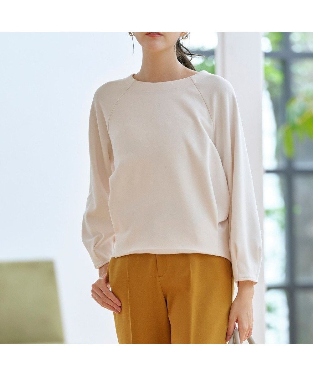 【エニィ スィス/any SiS】の【洗える】ダンボール プルオーバー インテリア・キッズ・メンズ・レディースファッション・服の通販 founy(ファニー) 　ファッション　Fashion　レディースファッション　Fashion for Women　トップス・カットソー　Cut & Sew Tops　シャツ・ブラウス・オフィスカジュアル　Elegant Blouses & Button-Ups　ロングTシャツ・Tシャツ　Longline T-Shirts & Tees　カジュアルプルオーバー・ニットトップス　Pullovers & Knit Tops / Casual Pullovers　カットソー・ベーシックTシャツ　Cut-and-Sewn Tops / Stretch Tees & Basics　カットソー　Cut and Sewn Top　フェミニン　Feminine, Girly　洗える　Machine Washable　A/W・秋冬　Autumn/Winter　アイボリー|ID: prp329100004569011 ipo3291000000033036967