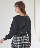 【フェルゥ/Feroux】の【洗える】2WAY パールボタン カーディガン 人気、トレンドファッション・服の通販 founy(ファニー) ファッション Fashion レディースファッション Fashion for Women トップス・カットソー Cut & Sew Tops カーディガン・羽織り Layered Style Cardigans カーディガン Cardigan, Knitwear コンパクト Compact, Small Size シンプル Simple, Minimal バランス Balance, Style Balance パール Pearl, Pearl Accent 洗える Machine Washable A/W・秋冬 Autumn/Winter thumbnail ブラック系|ID: prp329100004569083 ipo3291000000033063958