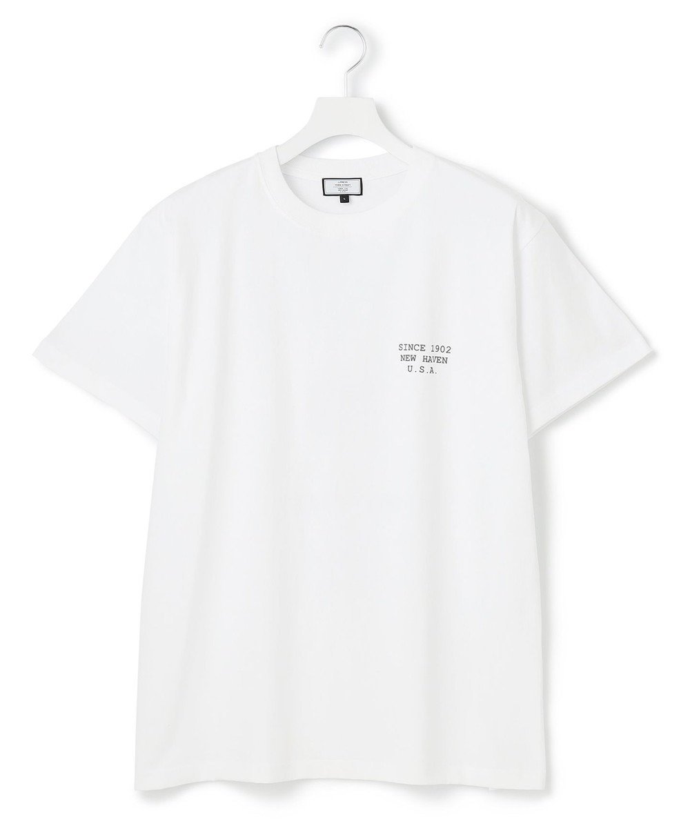 【ジェイプレスヨークストリート/J.PRESS YORK STREET】の【UNISEX】フロント&バックプリント Tシャツ インテリア・キッズ・メンズ・レディースファッション・服の通販 founy(ファニー) ファッション Fashion レディースファッション Fashion for Women トップス・カットソー Cut & Sew Tops シャツ・ブラウス・オフィスカジュアル Elegant Blouses & Button-Ups ロングTシャツ・Tシャツ Longline T-Shirts & Tees カットソー・ベーシックTシャツ Cut-and-Sewn Tops / Stretch Tees & Basics ユニセックス Unisex, Genderless アメリカン American Style カットソー Cut and Sewn Top フロント Front, Front Design プリント Print, Printed Pattern 夏 Summer 春 Spring S/S・春夏 SS, Spring/Summer, Warm Season ホワイト系|ID: prp329100004569215 ipo3291000000034275635