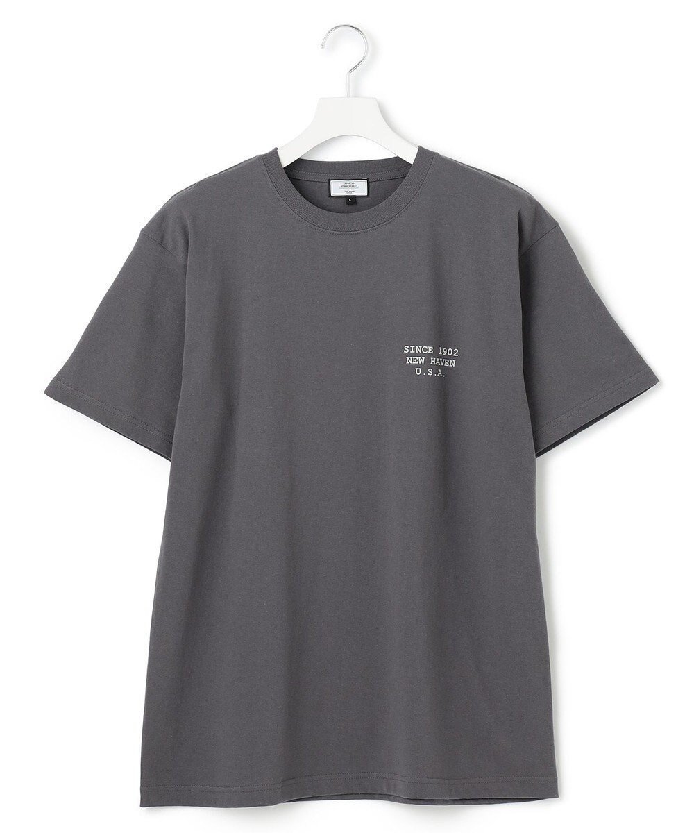 【ジェイプレスヨークストリート/J.PRESS YORK STREET】の【UNISEX】フロント&バックプリント Tシャツ インテリア・キッズ・メンズ・レディースファッション・服の通販 founy(ファニー) ファッション Fashion レディースファッション Fashion for Women トップス・カットソー Cut & Sew Tops シャツ・ブラウス・オフィスカジュアル Elegant Blouses & Button-Ups ロングTシャツ・Tシャツ Longline T-Shirts & Tees カットソー・ベーシックTシャツ Cut-and-Sewn Tops / Stretch Tees & Basics ユニセックス Unisex, Genderless アメリカン American Style カットソー Cut and Sewn Top フロント Front, Front Design プリント Print, Printed Pattern 夏 Summer 春 Spring S/S・春夏 SS, Spring/Summer, Warm Season グレー系|ID: prp329100004569215 ipo3291000000034275636