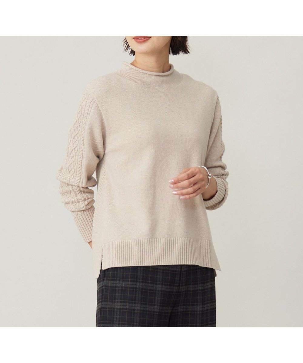【ジェイ プレス/J.PRESS】の【洗える】CAT プルオーバー ニット インテリア・キッズ・メンズ・レディースファッション・服の通販 founy(ファニー) 　ファッション　Fashion　レディースファッション　Fashion for Women　トップス・カットソー　Cut & Sew Tops　ニット　Knit Tops & Sweaters　カジュアルプルオーバー・ニットトップス　Pullovers & Knit Tops / Casual Pullovers　セーター　Sweater, Knitwear　エレガント 上品　Elegant　洗える　Machine Washable　A/W・秋冬　Autumn/Winter　ベージュ系|ID: prp329100004569230 ipo3291000000033661498