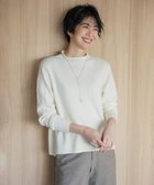 【ジェイ プレス/J.PRESS】の【洗える】CAT プルオーバー ニット オフ系|ID: prp329100004569230 ipo3291000000034297536