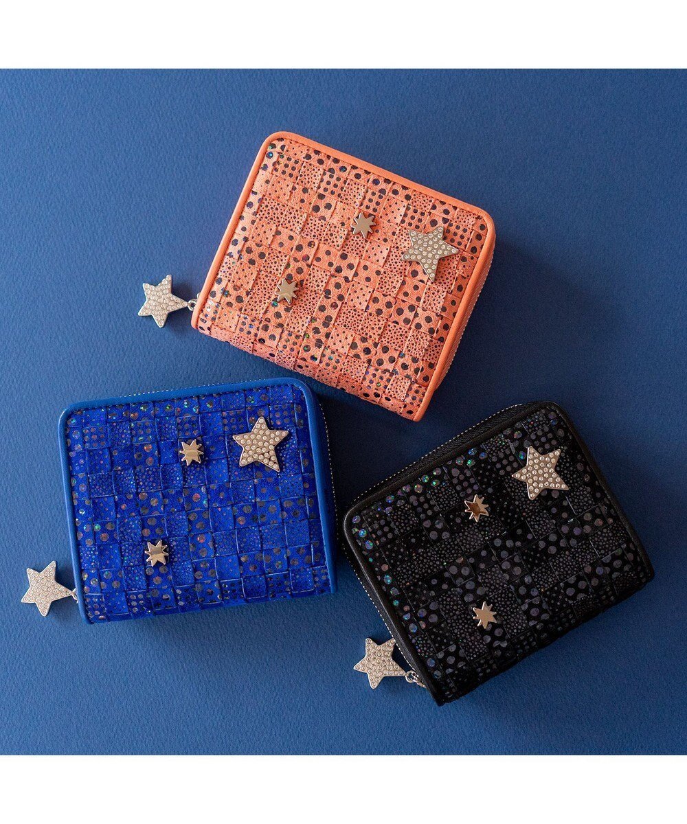 【ツモリチサト キャリー/tsumori chisato CARRY】のキラメッシュ ラウンドファスナー折財布 インテリア・キッズ・メンズ・レディースファッション・服の通販 founy(ファニー) 　ファッション　Fashion　レディースファッション　Fashion for Women　ミニ財布・二つ折り財布　Wallets & Card Cases　ドット　Polka Dot, Dot Pattern　プリント　Print, Printed Pattern　メッシュ　Mesh, Net Fabric　ラウンド　Round, Round Neck　財布　Wallet, Purse　ピンク|ID: prp329100004569232 ipo3291000000033463651