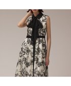【グレース コンチネンタル/GRACE CONTINENTAL】のフラワー刺繍ボウタイドレス キナリ|ID: prp329100004569253 ipo3291000000032327201