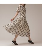 【グレース コンチネンタル/GRACE CONTINENTAL】のチェックプリントプリーツワンピース ベージュ|ID: prp329100004569262 ipo3291000000032725579
