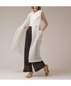 【グレース コンチネンタル/GRACE CONTINENTAL】のカラミロングジレ ホワイト|ID: prp329100004569270 ipo3291000000032725593