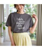 【エニィファム/any FAM】の【洗濯機可/UVケア/接触冷感】半袖ロゴTシャツ チャコール[ロゴプリント]|ID: prp329100004569288 ipo3291000000032327407