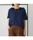 【クラフトスタンダードブティック/CRAFT STANDARD BOUTIQUE】のオーバーサイジングフード付きシャツ Navy|ID: prp329100004569294 ipo3291000000032327443