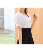 【フェルゥ/Feroux】の【洗える】レーシージャガード カットソー ホワイト系|ID: prp329100004569303 ipo3291000000033657918