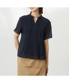 【ジェイ プレス/J.PRESS】の【WEB限定カラーあり・洗える】シアーチェック カットソー ネイビー×ネイビーギンガム系|ID: prp329100004569305 ipo3291000000033577798