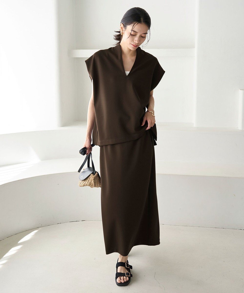 【アンフィーロ 自由区/UNFILO】の【接触冷感/UVカット】BEAUTY FORM JERSEY Light Iラインスカート 人気、トレンドファッション・服の通販 founy(ファニー) 　ファッション　Fashion　レディースファッション　Fashion for Women　スカート　Skirts　春　Spring　秋　Autumn　シンプル　Simple, Minimal　ストレッチ　Stretch, Stretchy Fabric　セットアップ　Set-Up, Coordinated Outfit　タイトスカート　Pencil Skirt, Tight Skirt　ポケット　Pocket, Pocket Detail　S/S・春夏　SS, Spring/Summer, Warm Season　おすすめ　Recommended / Our Picks　夏　Summer　エレガント 上品　Elegant　 other-1|ID: prp329100004569310 ipo3291000000032327512