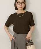 【アメリカンホリック/AMERICAN HOLIC】のぽこぽこ半袖Tシャツ Black|ID: prp329100004569330 ipo3291000000032327677