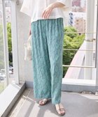 【アメリカンホリック/AMERICAN HOLIC】のボーホー柄プリントワイドパンツ Green|ID: prp329100004569331 ipo3291000000032327695
