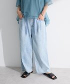 【グリーンパークス/Green Parks】のライトデニムワイドパンツ Light Indigo|ID: prp329100004569345 ipo3291000000032327786