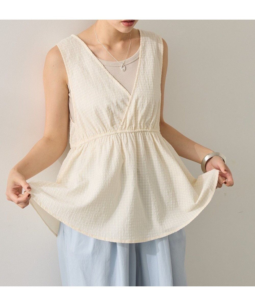 【アメリカンホリック/AMERICAN HOLIC】の【前後2way】アソートペプラムベスト 人気、トレンドファッション・服の通販 founy(ファニー) 　ファッション　Fashion　レディースファッション　Fashion for Women　アウター　Coat / Outerwear Collection　トップス・カットソー　Cut & Sew Tops　ベスト&ジレ / 重ね着スタイル　Vests & Gilets　おすすめ　Recommended / Our Picks　ベスト　Vest, Waistcoat　ペプラム　Peplum, Flared Hem　ポケット　Pocket, Pocket Detail　ロング　Long, Long-Length　夏　Summer　春　Spring　S/S・春夏　SS, Spring/Summer, Warm Season　 other-1|ID: prp329100004569353 ipo3291000000033248997