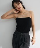 【グリーンパークス/Green Parks】のカップ付ラメリブベアトップ Black|ID: prp329100004569361 ipo3291000000032327912