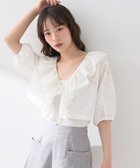 【アースミュージックアンドエコロジー/earth music&ecology】のラッフルカットショートボレロ Ivory|ID: prp329100004569395 ipo3291000000032328081