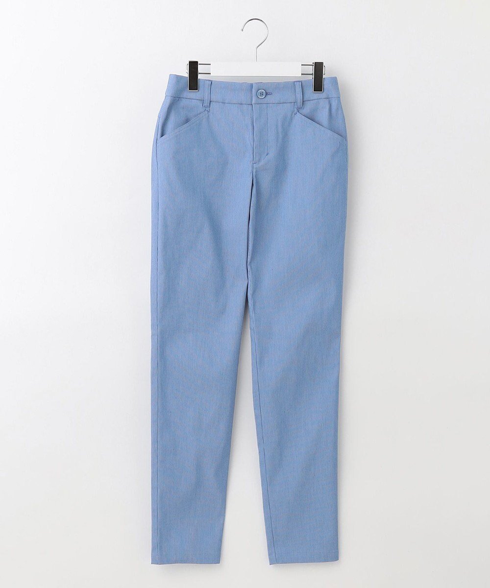 【23区 ゴルフ/NIJYUSANKU GOLF】の【WOMEN】【ストレッチ】ハイパワーストレッチ ベーシック パンツ インテリア・キッズ・メンズ・レディースファッション・服の通販 founy(ファニー) 　ファッション　Fashion　レディースファッション　Ladies' Fashion Online　パンツ　Pants　ゴルフ　Golf　ストレッチ　Stretch　ベーシック　Basic　夏　Summer　定番　Standard　春　Spring　S/S・春夏　Ss・Spring/Summer　サックスブルー系|ID: prp329100004569458 ipo3291000000032440704