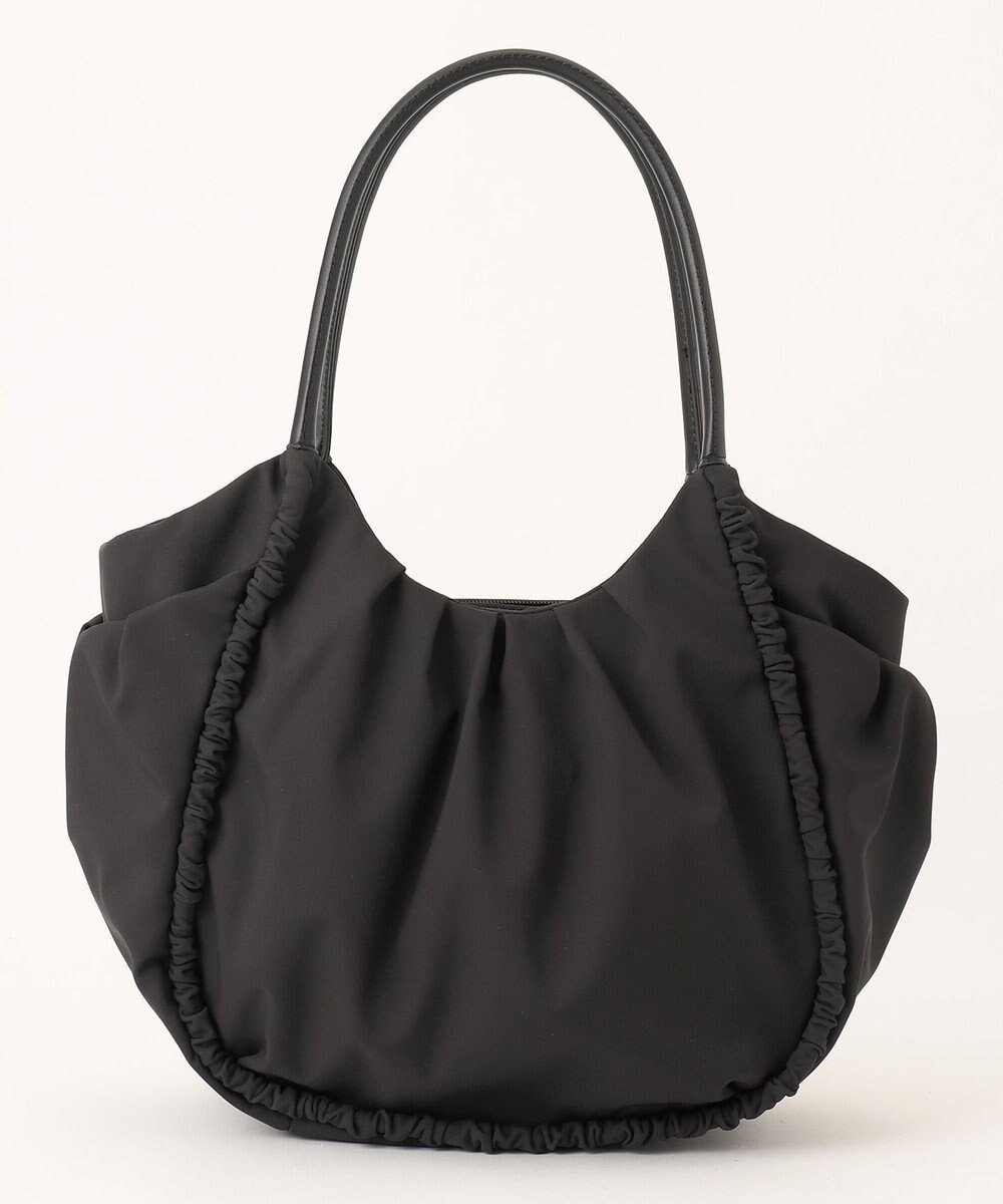 【イザック/Y'SACCS】の【Y SACCS vous et】シャーリングトート インテリア・キッズ・メンズ・レディースファッション・服の通販 founy(ファニー) 　ファッション　Fashion　レディースファッション　Fashion for Women　バッグ　Bags　ギャザー　Gathered, Ruffled　シャーリング　Shirring, Ruched　スマート　Smart, Elegant　ポケット　Pocket, Pocket Detail　ラウンド　Round, Round Neck　財布　Wallet, Purse　ブラック|ID: prp329100004569699 ipo3291000000034307049