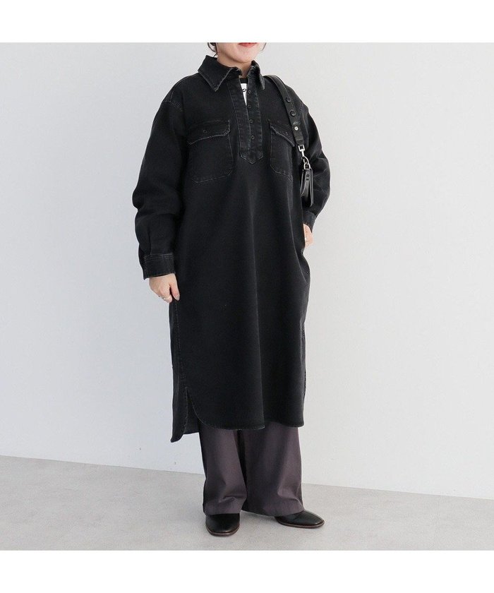 【クラフトスタンダードブティック/CRAFT STANDARD BOUTIQUE】の裏起毛デニムヘンリーワンピース インテリア・キッズ・メンズ・レディースファッション・服の通販 founy(ファニー) https://founy.com/ ファッション Fashion レディースファッション Fashion for Women ワンピース Dresses インナー Innerwear ストレッチ Stretch, Stretchy Fabric ダブル Double, Double-Breasted デニム Denim, Jeans Material フロント Front, Front Design ベーシック Basic, Essential ポケット Pocket, Pocket Detail A/W・秋冬 Autumn/Winter おすすめ Recommended / Our Picks 2024年 2024 2024-2025秋冬・A/W Autumn/Winter 2024–25 AW24–25 |ID: prp329100004569784 ipo3291000000033441362