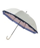 【ムーンバット/MOONBAT】のestaa 晴雨兼用 長傘 バイカラーフリル 日傘 遮光 遮熱 UV 人気、トレンドファッション・服の通販 founy(ファニー) ファッション Fashion レディースファッション Ladies' Fashion Online 傘 / レイングッズ Umbrellas/Rainwear 傘 Umbrella 日傘 Parasol thumbnail ホワイト|ID: prp329100004569895 ipo3291000000032527184