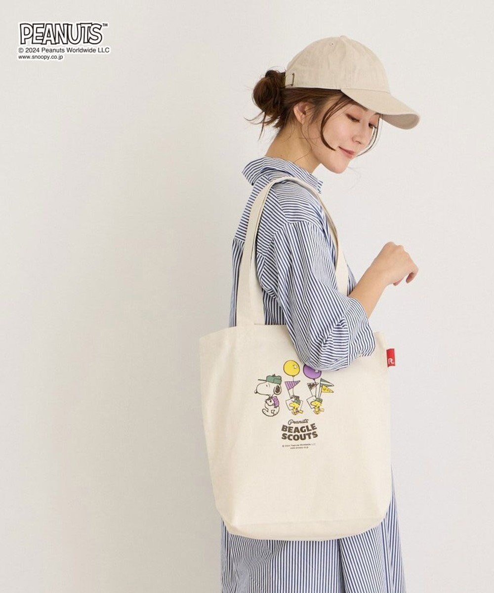 【ルートート/ROOTOTE】の8595【スヌーピー】IP.トール.ピーナッツ-9A インテリア・キッズ・メンズ・レディースファッション・服の通販 founy(ファニー) 　ファッション　Fashion　レディースファッション　Ladies' Fashion Online　バッグ　Bag　イラスト　Illustration　カメラ　Camera　シンプル　Simple　ハンカチ　Handkerchief　プリント　Print　ベーシック　Basic　ポケット　Pocket　NEW・新作・新着・新入荷　New Arrivals　01:アイボリー|ID: prp329100004569986 ipo3291000000032468091