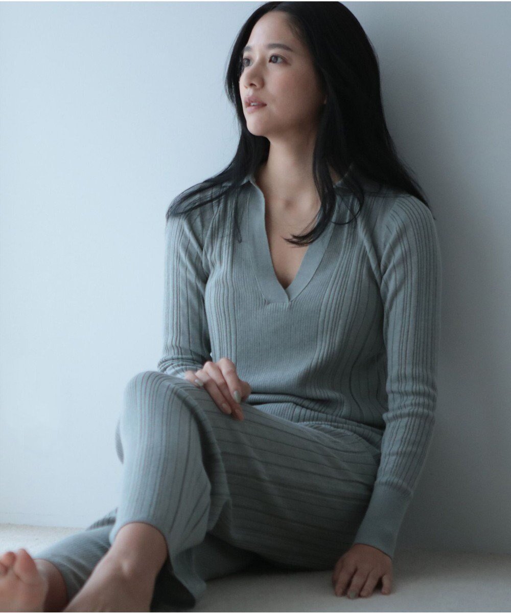 【ネテネ/NETENE】の【洗える】フィーカランダムリブニットポロ インテリア・キッズ・メンズ・レディースファッション・服の通販 founy(ファニー) 　ファッション　Fashion　レディースファッション　WOMEN　トップス・カットソー　Tops/Tshirt　ニット　Knit Tops　シャツ/ブラウス　Shirts/Blouses　ポロシャツ　Polo Shirts　インナー　Inner　洗える　Washable　セットアップ　Set Up　ポロシャツ　Polo Shirt　A/W・秋冬　Aw・Autumn/Winter・Fw・Fall-Winter　S/S・春夏　Ss・Spring/Summer　おすすめ　Recommend　夏　Summer　ビジネス 仕事 通勤　Business　オリーブ|ID: prp329100004570175 ipo3291000000032335797
